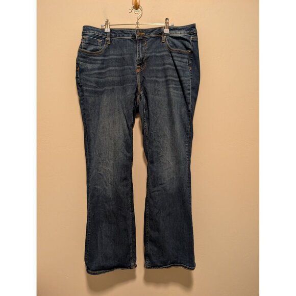 Vigoss Jagger Boot Cut Size 18 Jeans Dark Wash - Picture 1 of 5